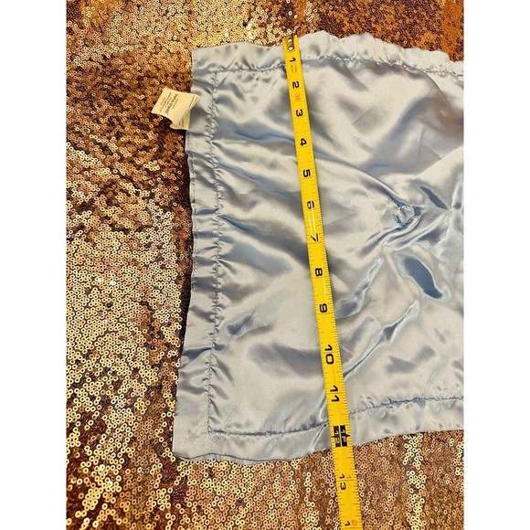 Stepping Stones Elephant Blue Plush Lovey I Love Hugs Satin Security Blanket - Picture 7 of 7